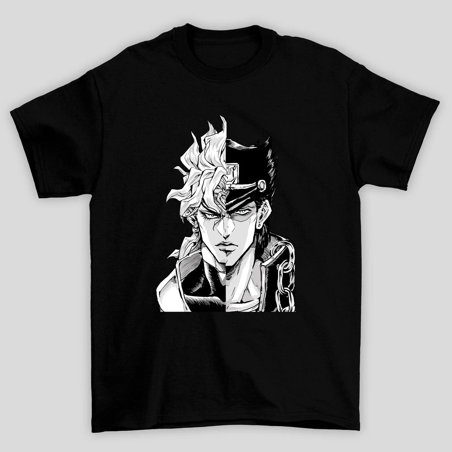 Camiseta Básica Unissex Anime Jojo's Bizarre Adventure Dio Brando Jotaro Kujo