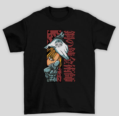 Camiseta Básica Unissex Fullmetal Alchemist Edward Elric