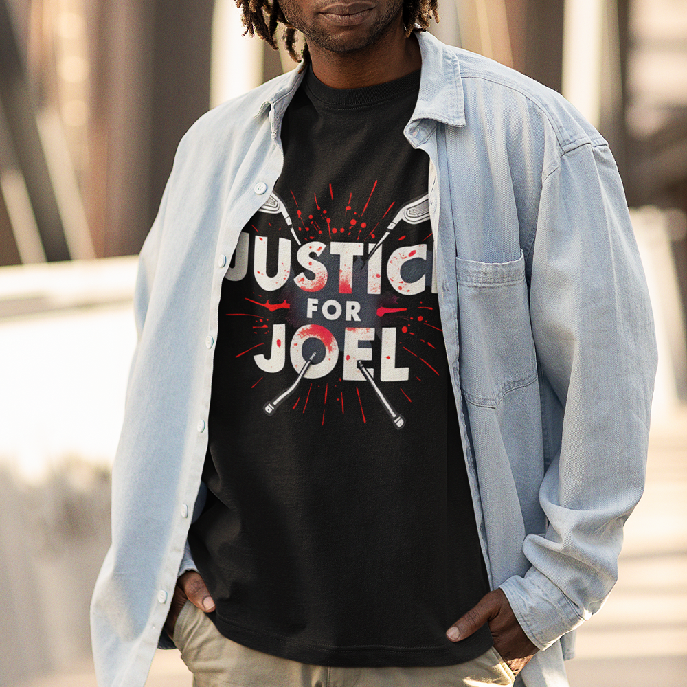 Camiseta Básica Unissex The Last Of Us Justice For Joel