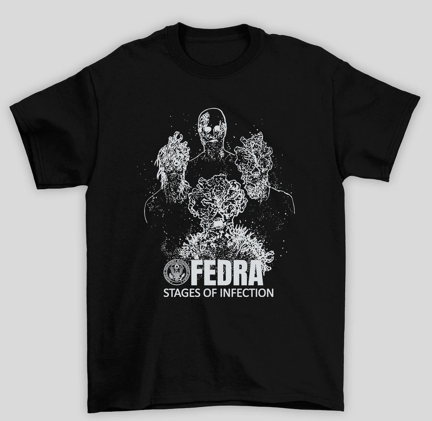 Camiseta Básica Unissex The Last Of Us Stage Of Infection