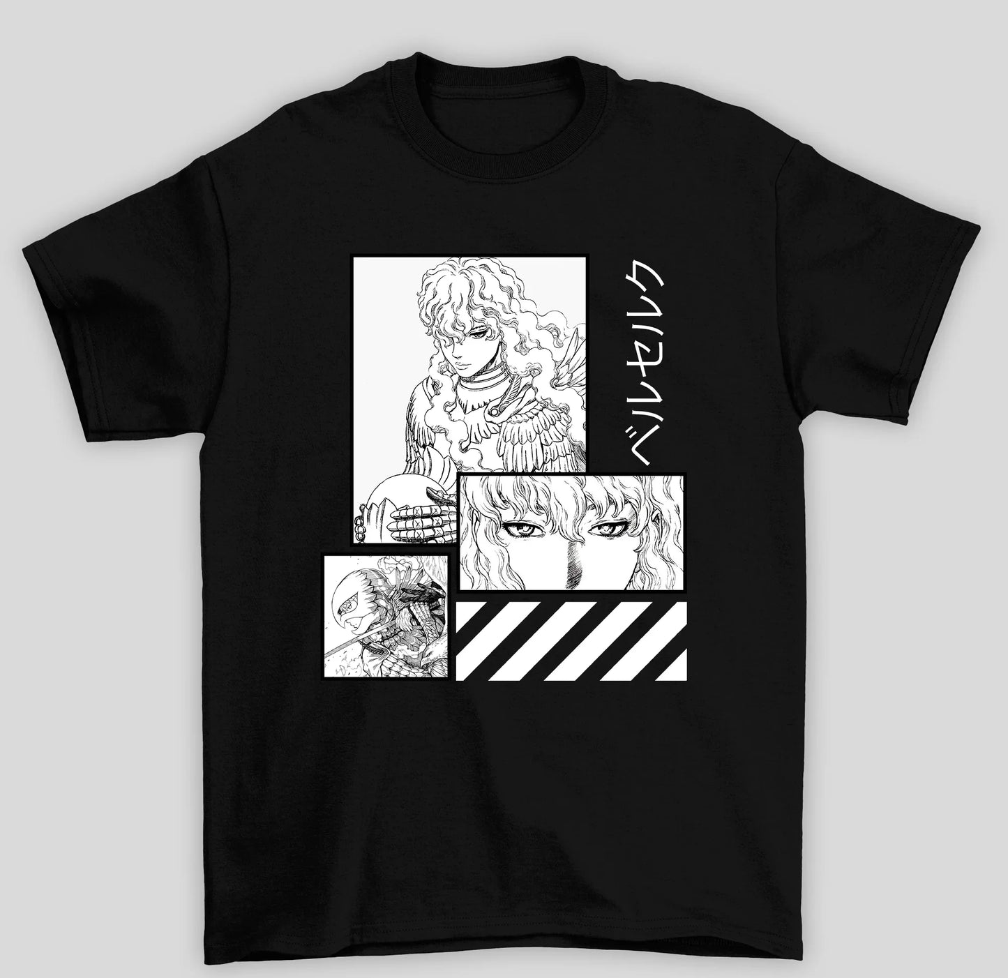 Camiseta Básica Unissex Berserk Anime Mangá Griffth