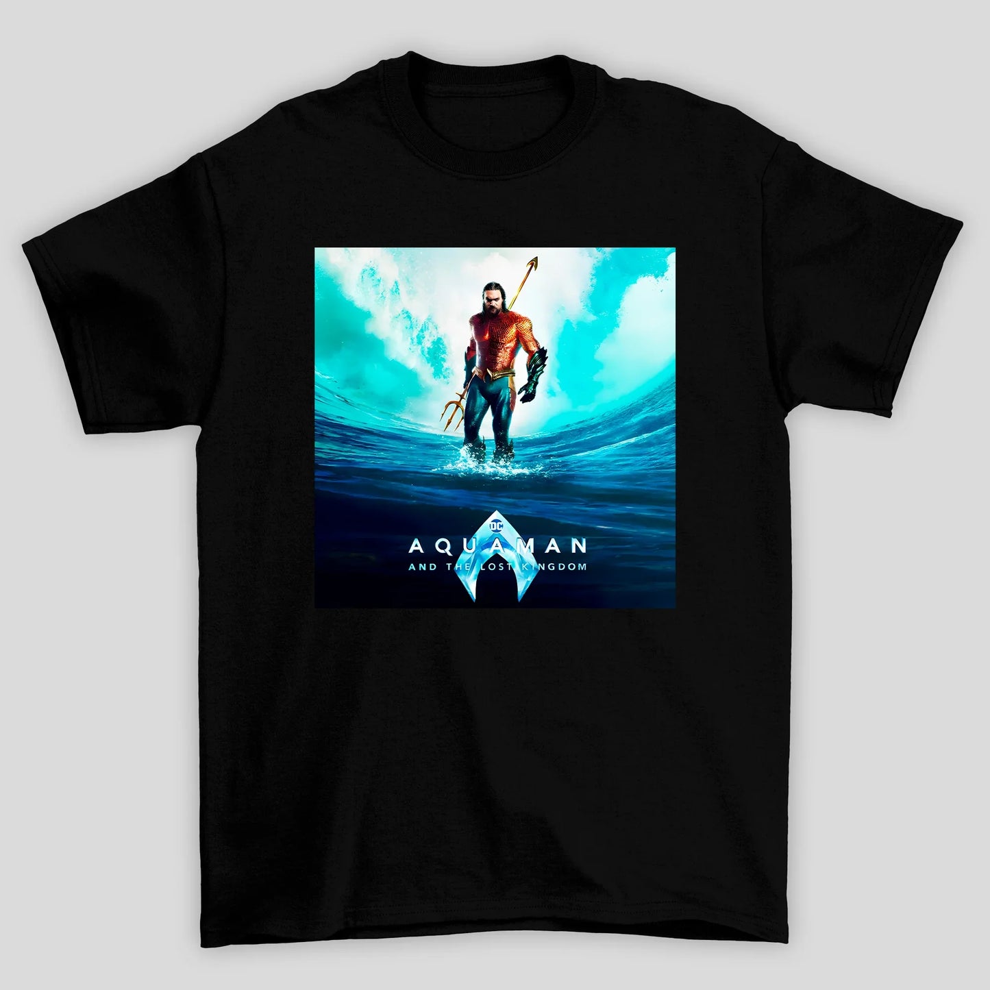 Camiseta Básica Unissex Aquaman Poster