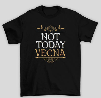 Camiseta Básica Unissex Stranger Things Not Today Vecna