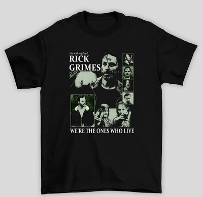 Camiseta Básica Unissex The Walking Dead Rick Grimes