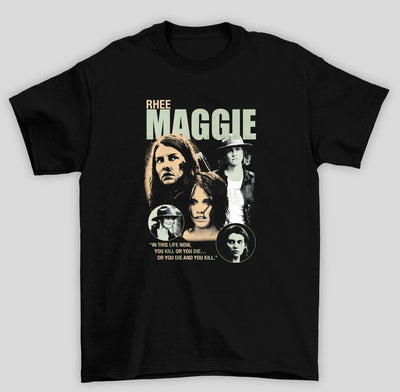 Camiseta Básica Unissex The Walking Dead Rhee Maggie