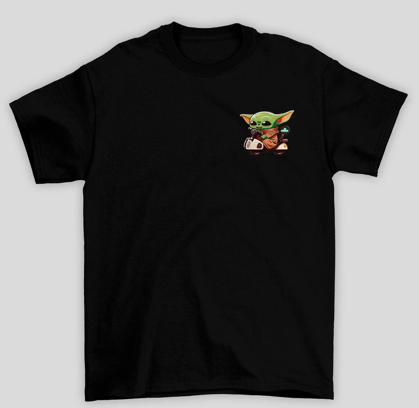 Camiseta Básica Unissex The Mandalorian Baby Yoda Cute Motinha