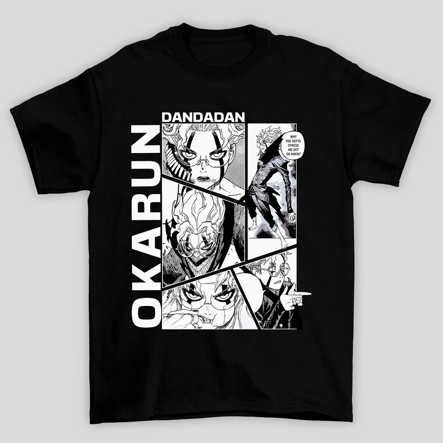 Camiseta Básica Unissex Dandadan Manga