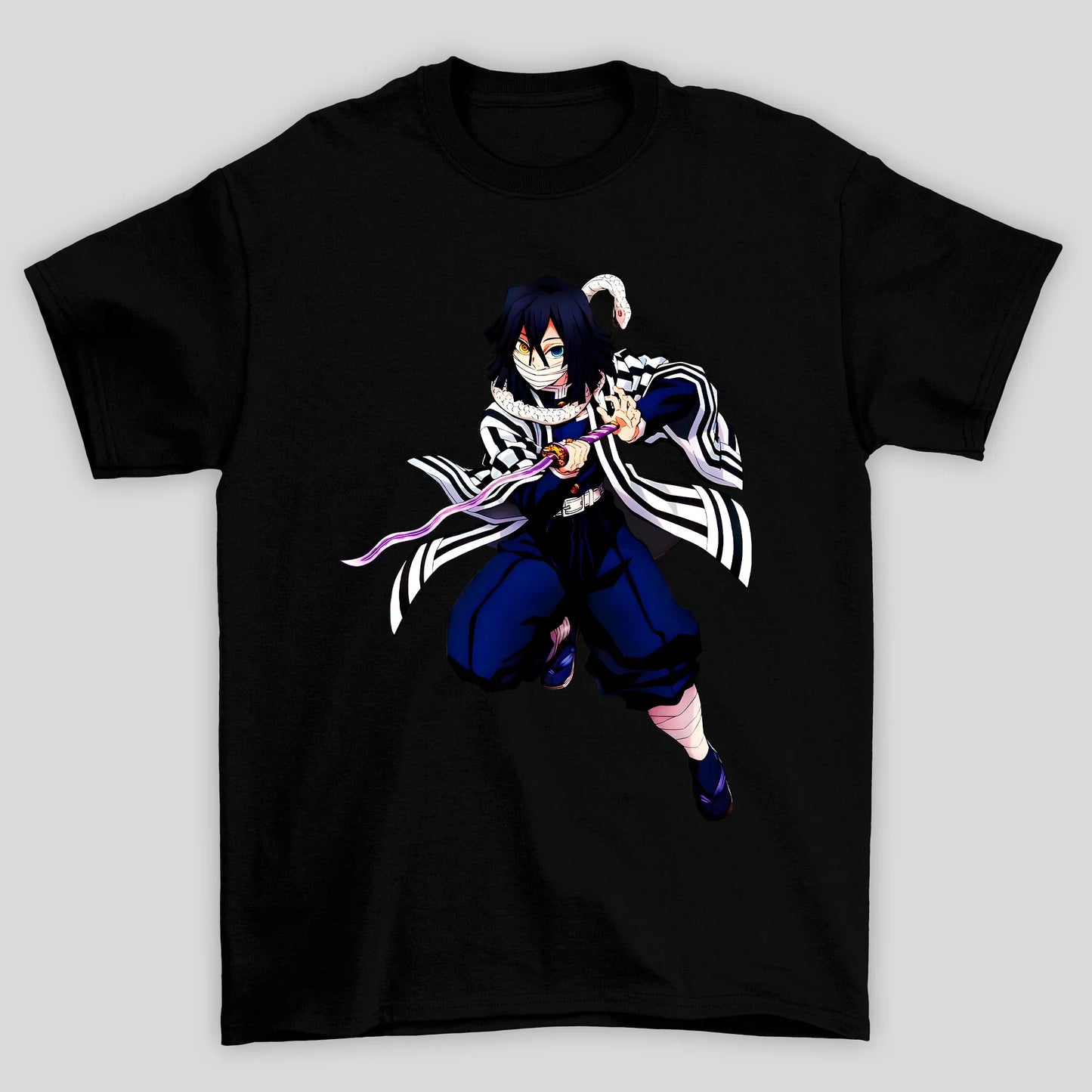 Camiseta Básica Unissex Obanai Demon Slayer