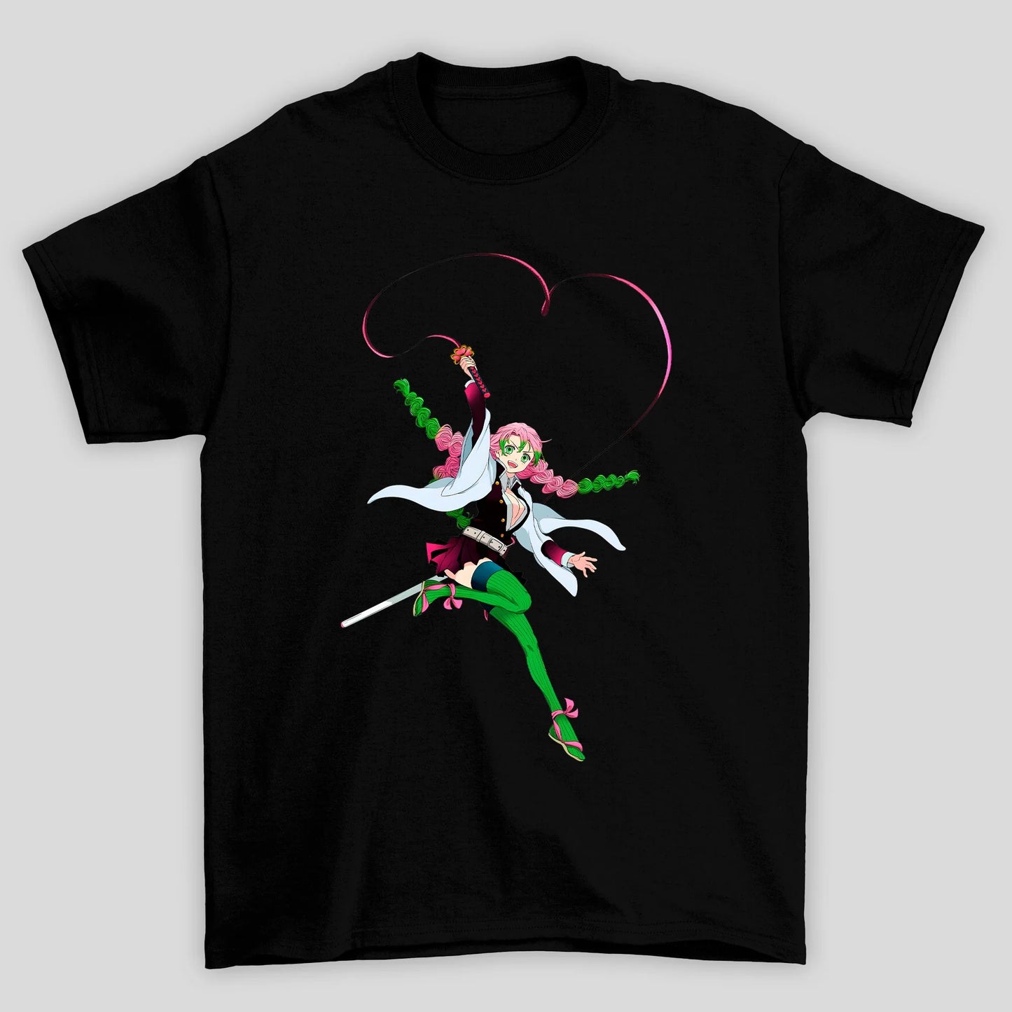 Camiseta Básica Unissex Mitsuri Demon Slayer