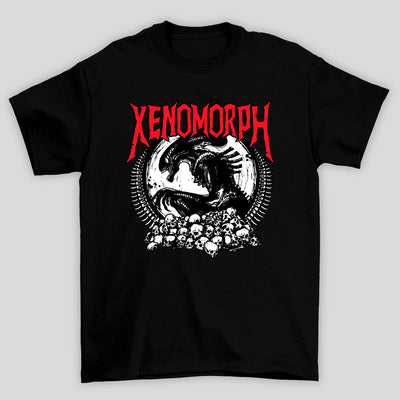 Camiseta Básica Unissex Alien Xenomorph Cranios