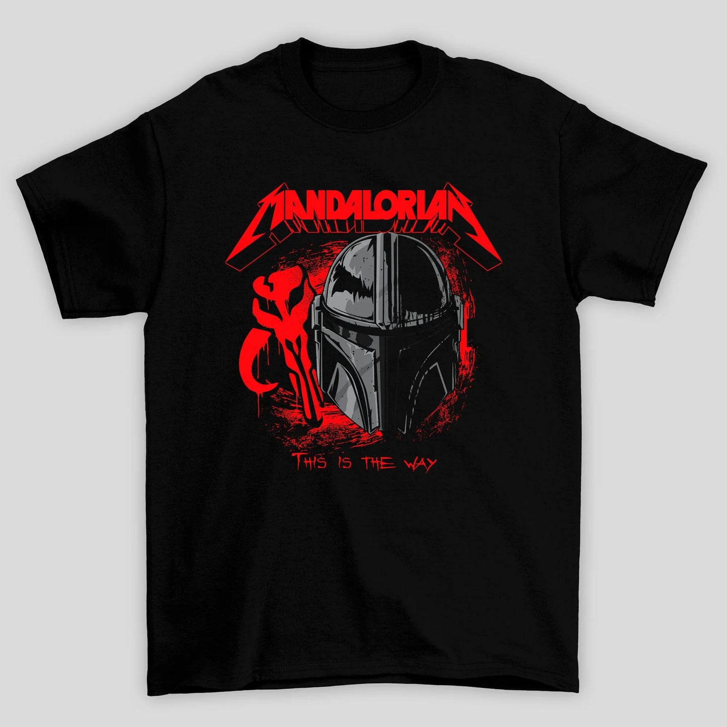 Camiseta Básica Unissex Capacete This Is The Way Mandalorian