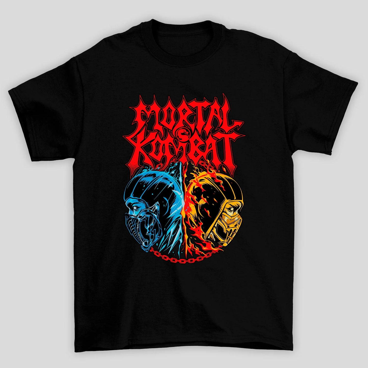 Camiseta Básica Unissex Mortal Kombat Ninjas Subzero