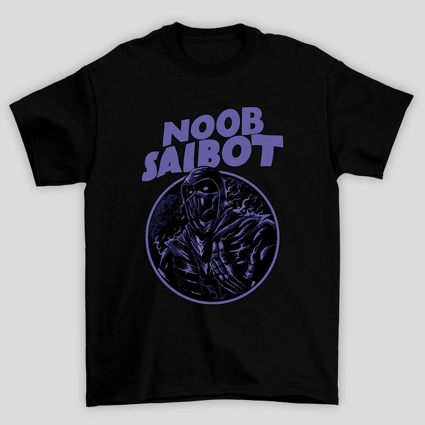 Camiseta Básica Unissex Mortal Kombat Ninja Noob Saibot