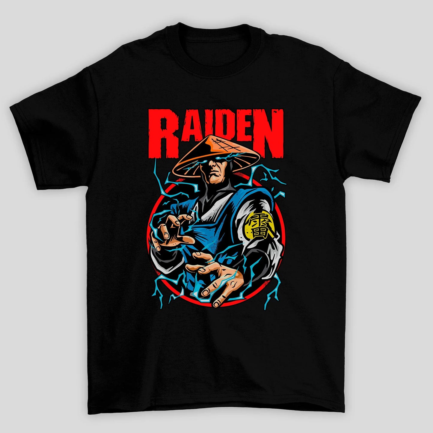 Camiseta Básica Unissex Mortal Kombat Raiden