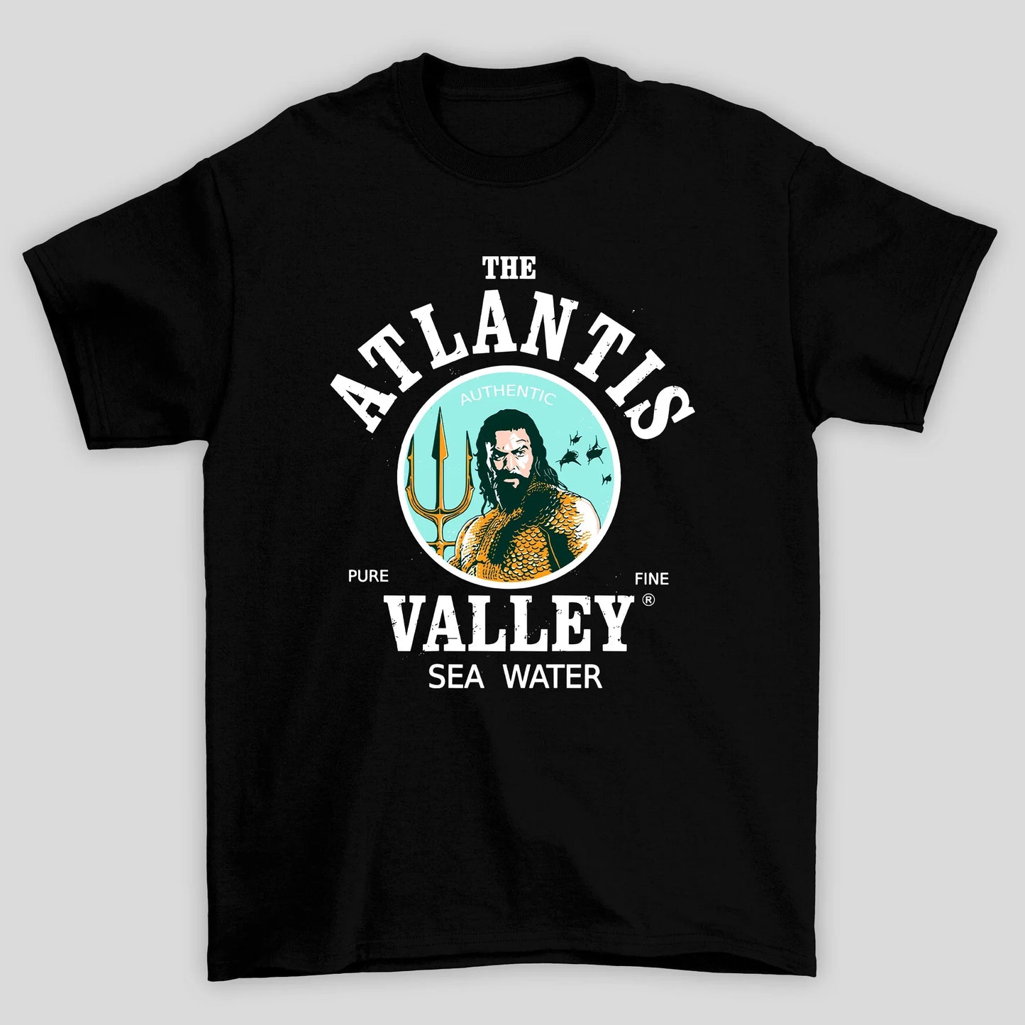 Camiseta Básica Unissex Atlantis Valley Aquaman