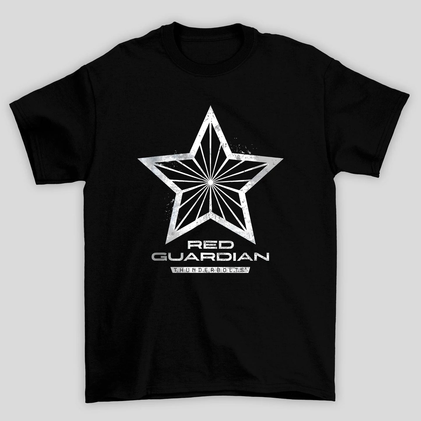 Camiseta Básica Unissex Thunderbolts Logo Red Guardian