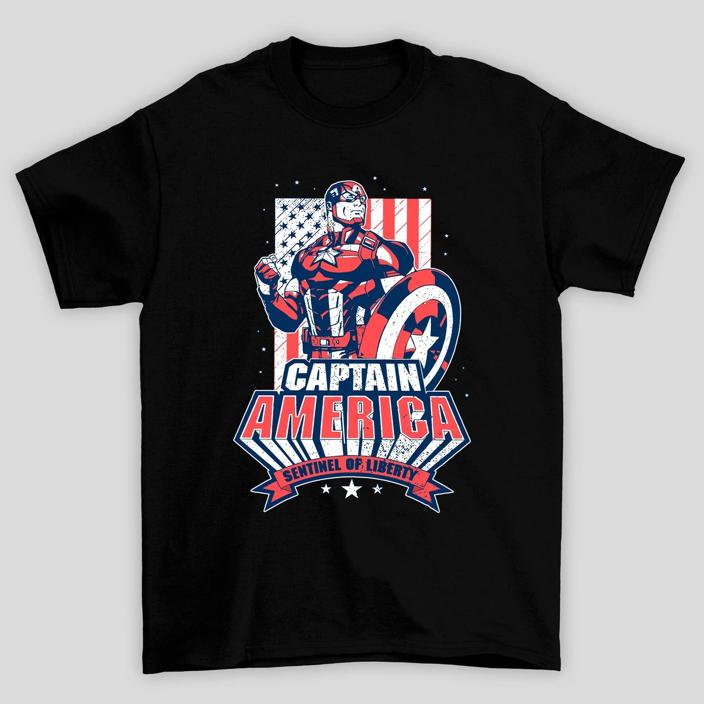 Camiseta Básica Unissex Sentinel Of Liberty Capitao America