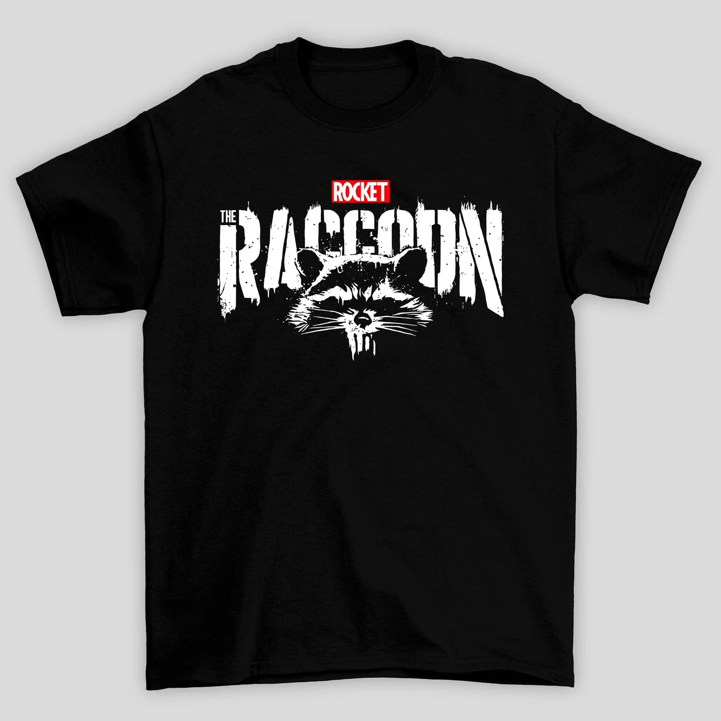 Camiseta Básica Unissex Rocket Racoon Guardioes Da Galaxia