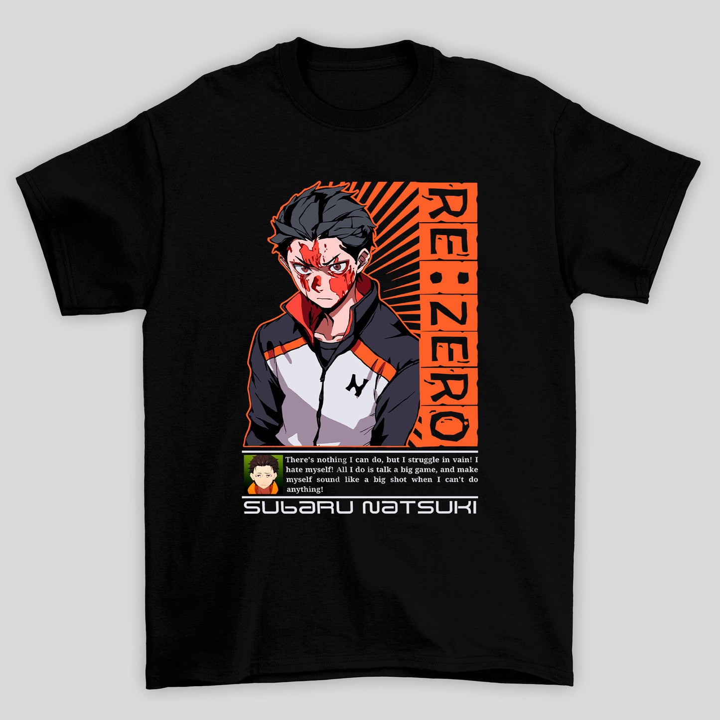 Camiseta Básica Unissex Subaru Re Zero