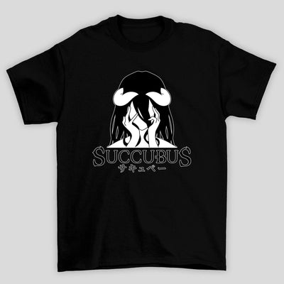 Camiseta Básica Unissex Overlord Albedo Succubus