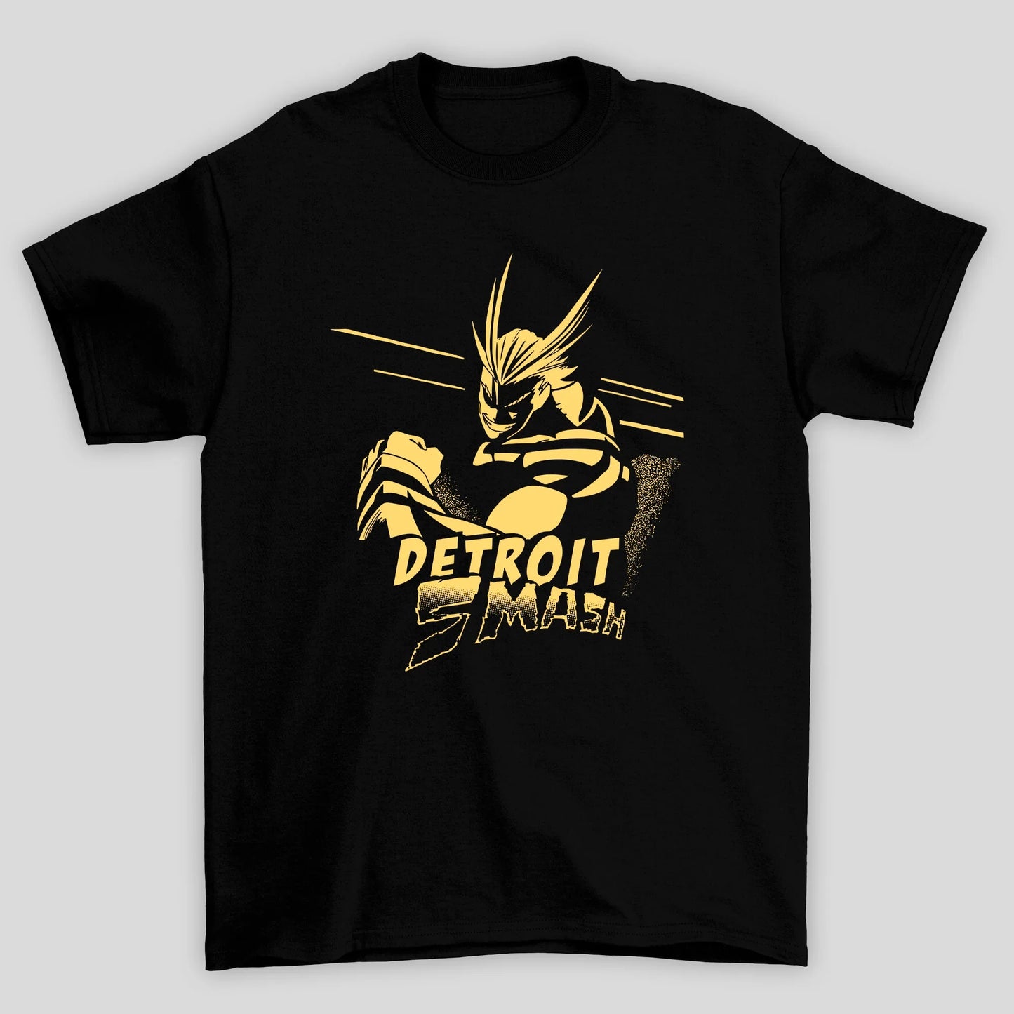 Camiseta Básica Unissex All Might Detroit Smash Boku No Hero
