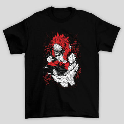 Camiseta Básica Unissex Red Riot Boku No Hero