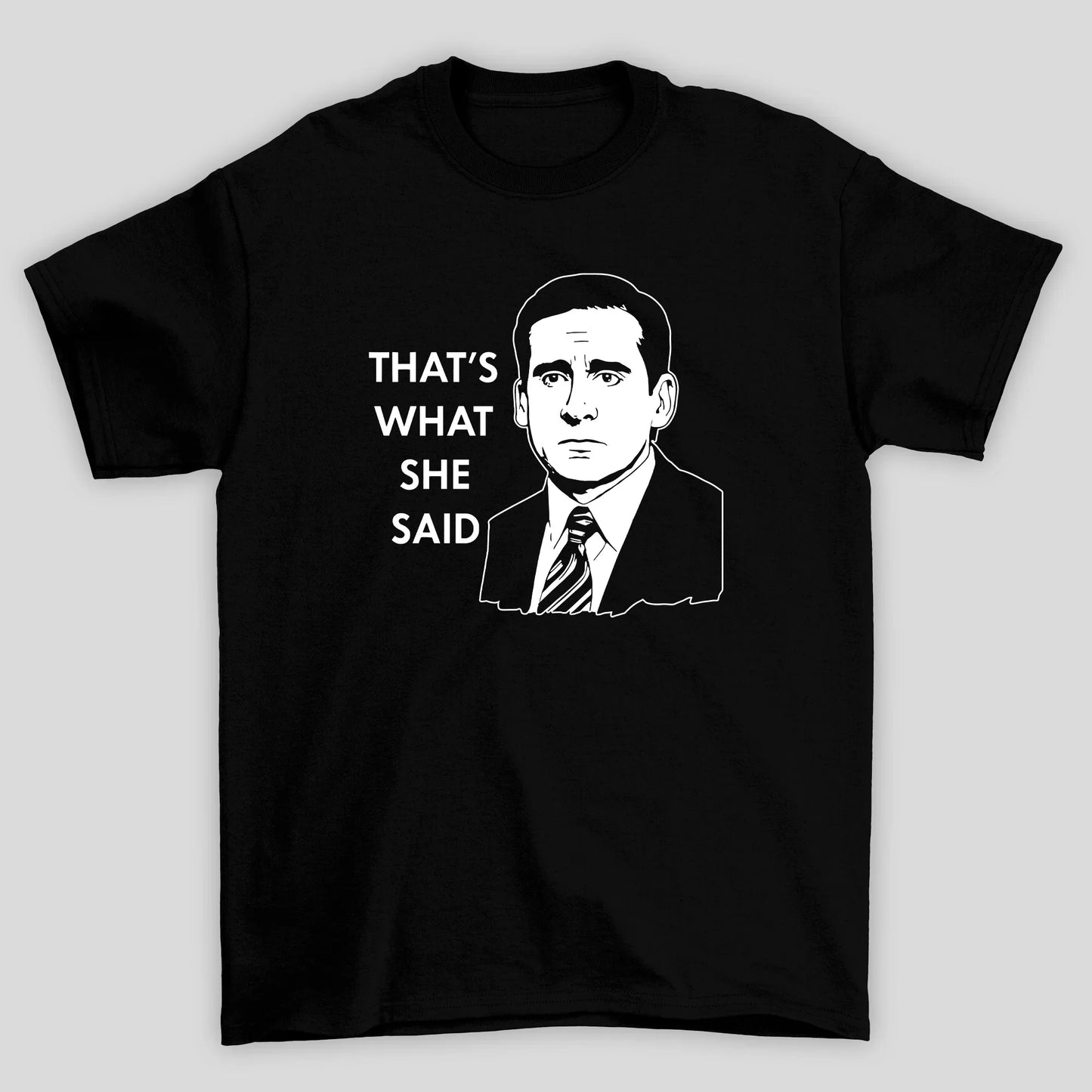 Camiseta Básica Unissex The Office Michael She Said