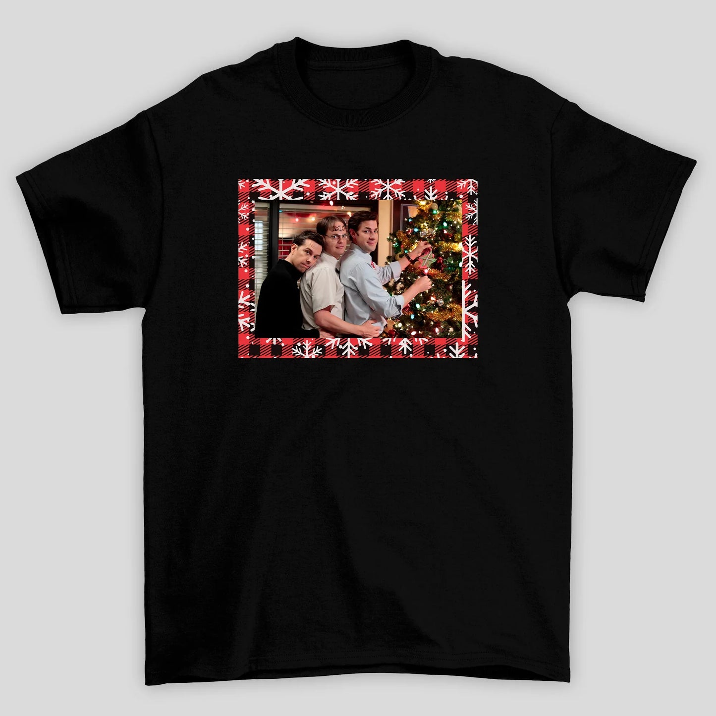 Camiseta Básica Unissex The Office Cartão de Natal