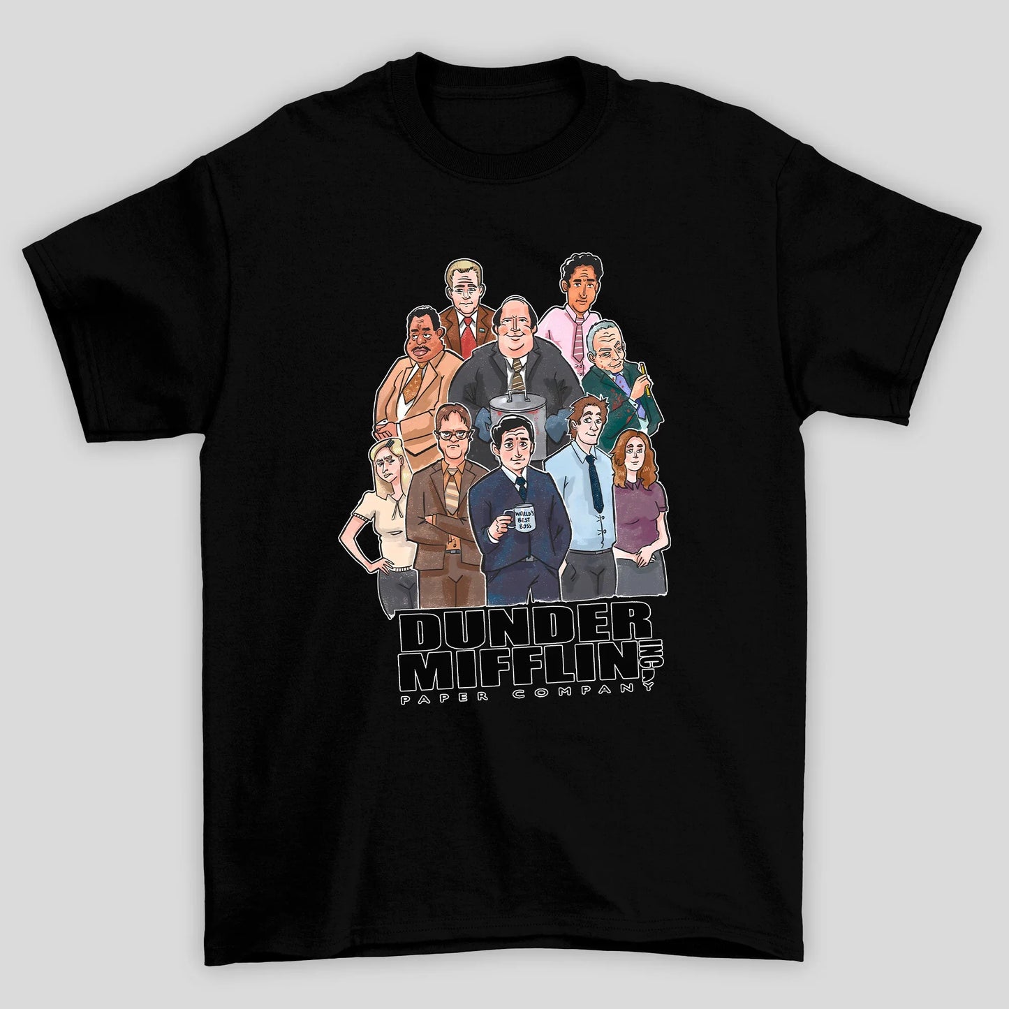 Camiseta Básica Unissex The Office Personagens