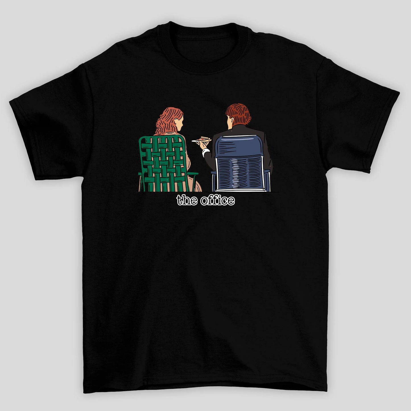 Camiseta Básica Unissex The Office Jim e Pam