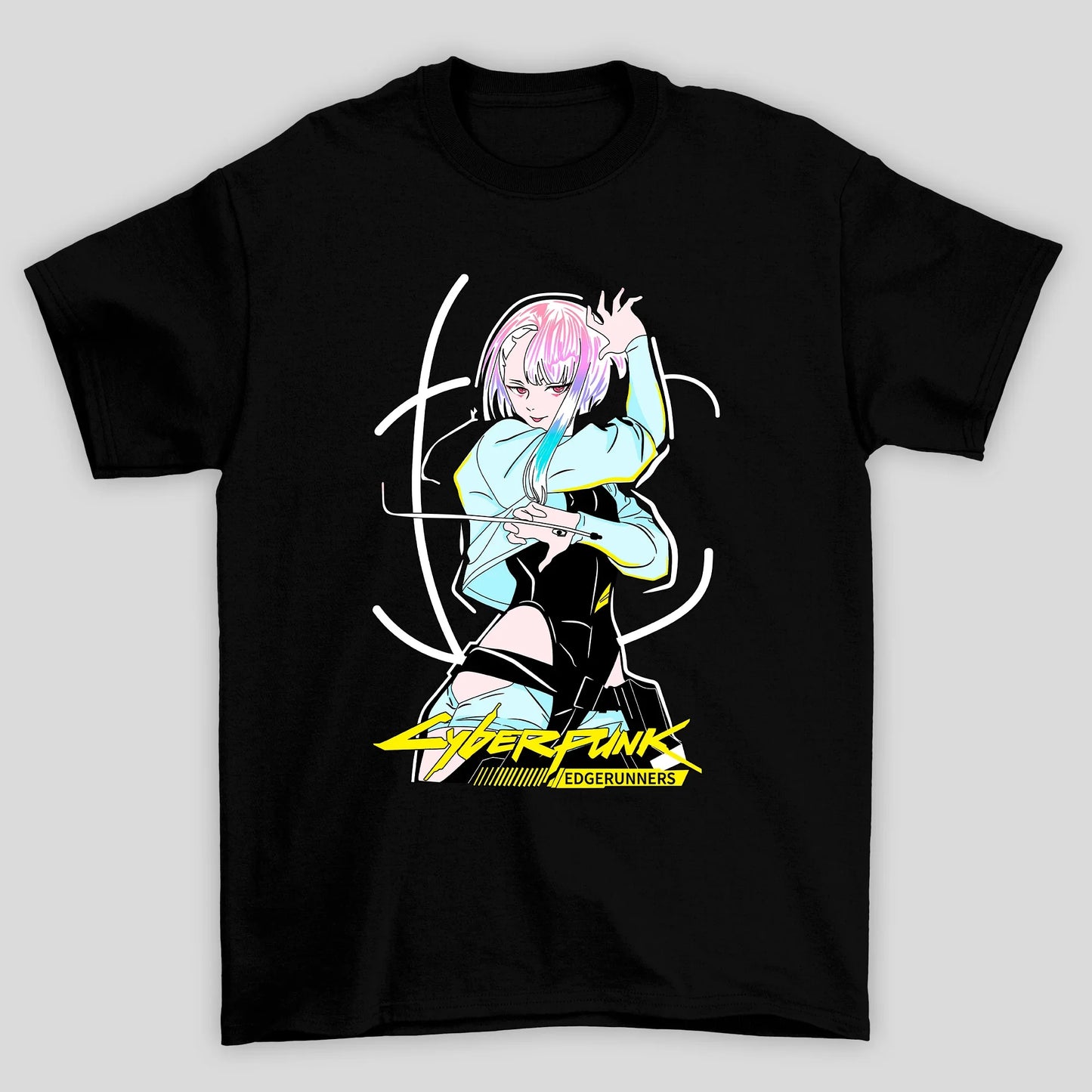 Camiseta Básica Unissex Luck Fio Cyberpunk Edgedruuners