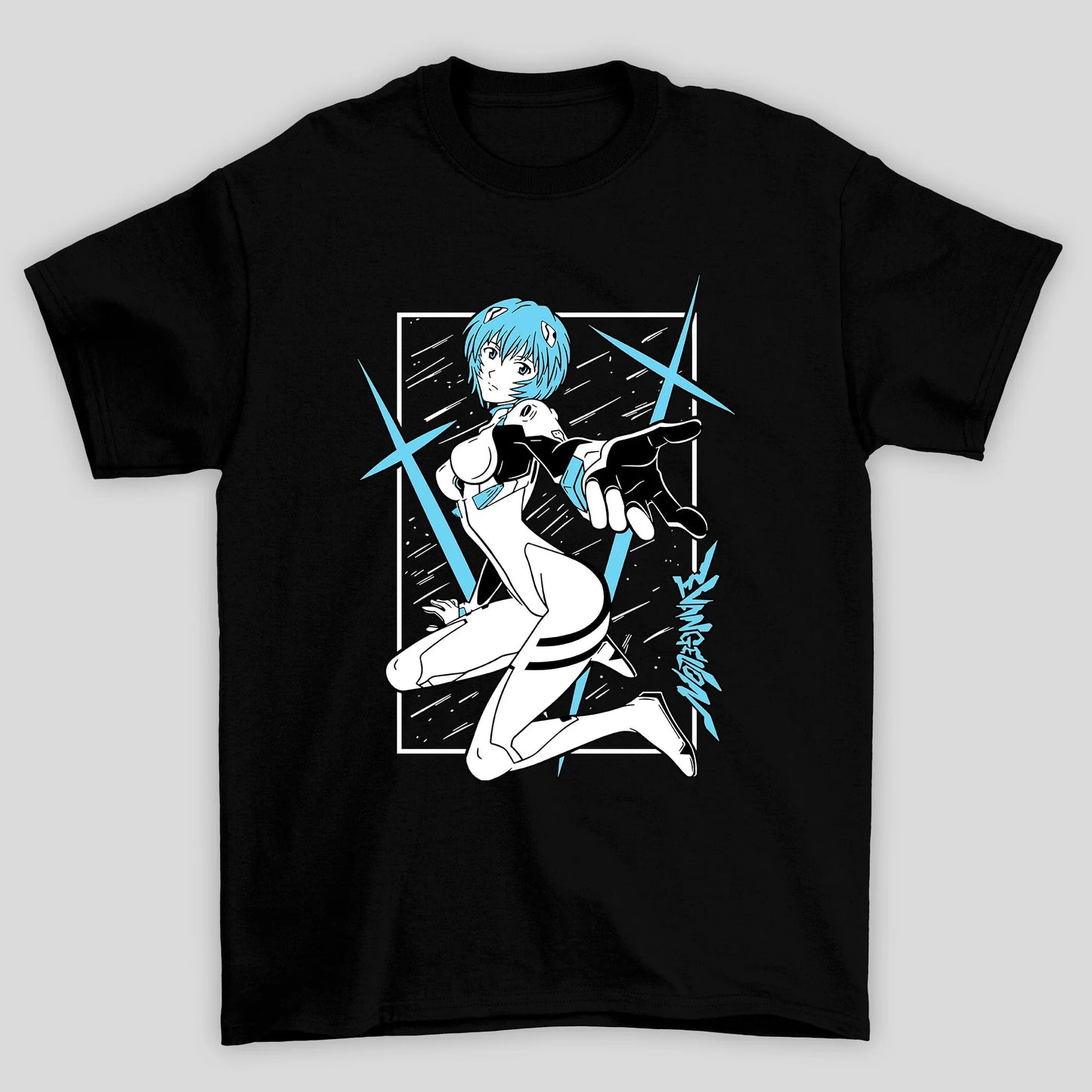 Camiseta Básica Unissex Rei Estrela Evangelion