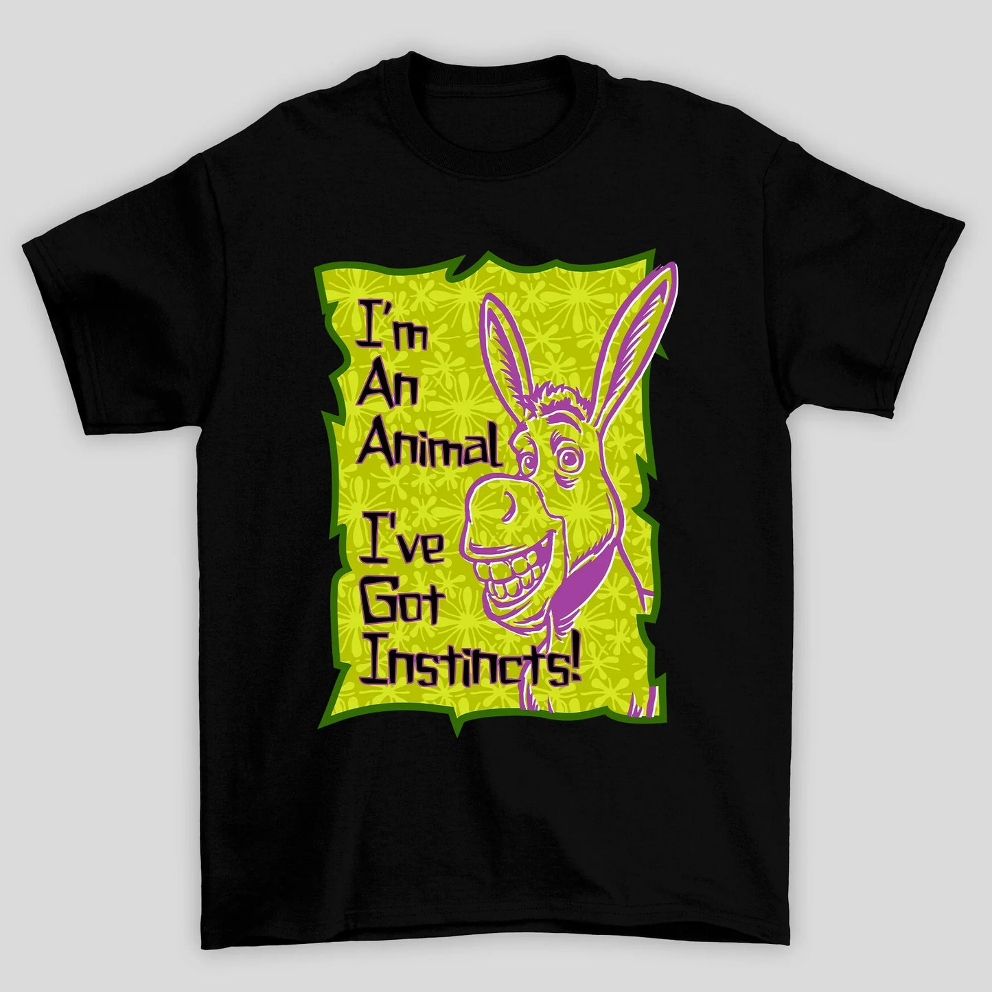 Camiseta Básica Unissex Im An Animal Burro Shrek