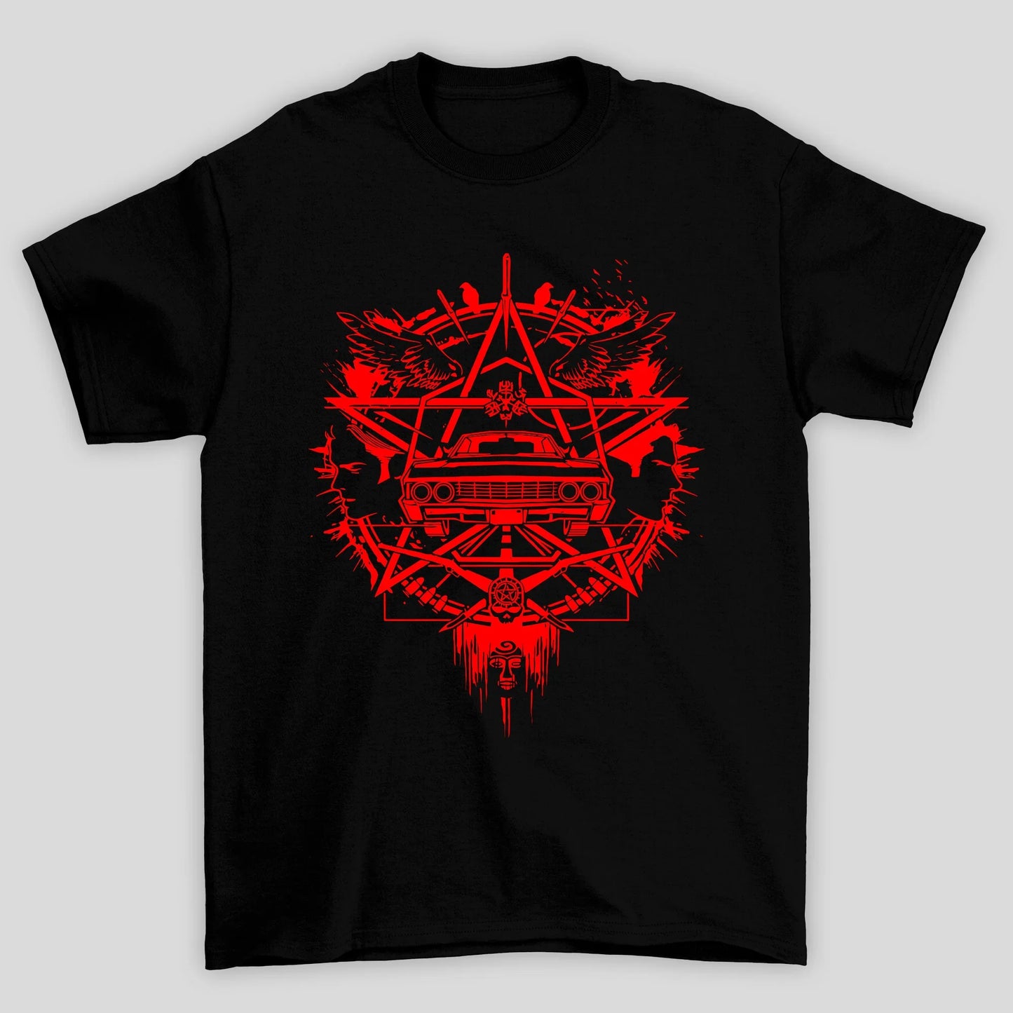 Camiseta Básica Unissex Estrela Impala Supernatural