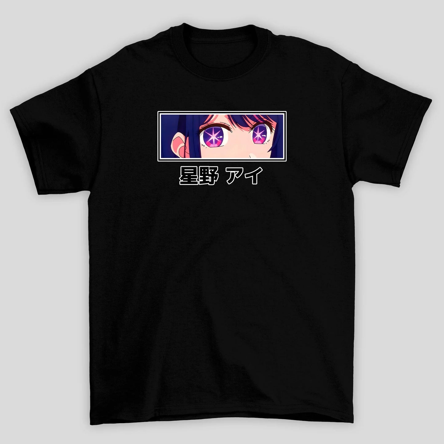 Camiseta Básica Unissex Olhos Ai Hoshino Oshi No Ko