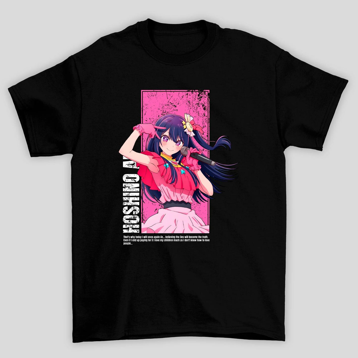 Camiseta Básica Unissex Ai Hoshino Oshi No Ko