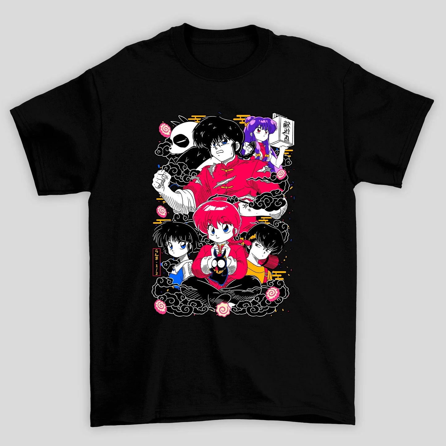Camiseta Básica Unissex Personagens Ranma