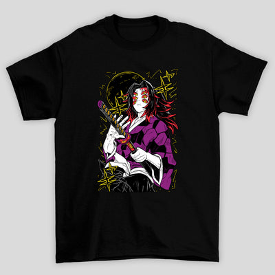 Camiseta Básica Unissex Demon Slayer Kokushibo Lua Espada