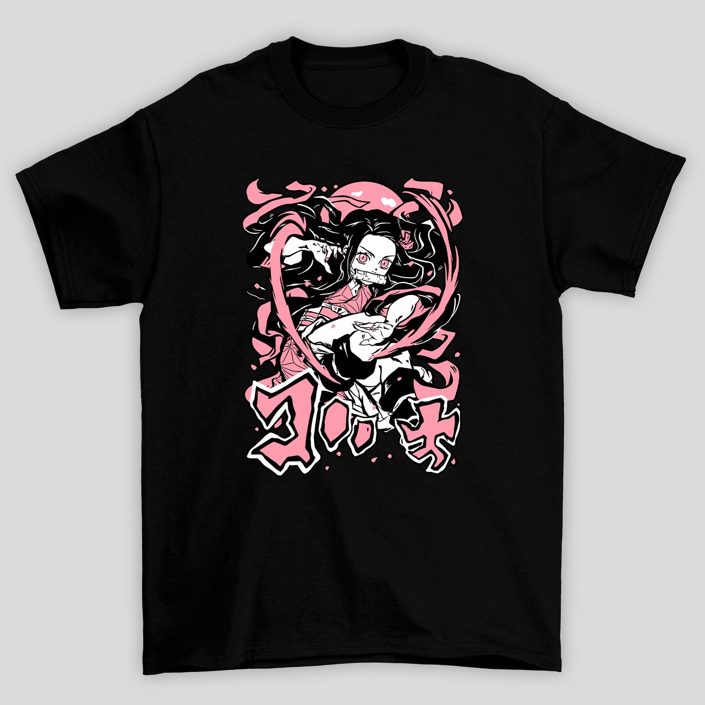 Camiseta Básica Unissex Demon Slayer Nezuko Graphic