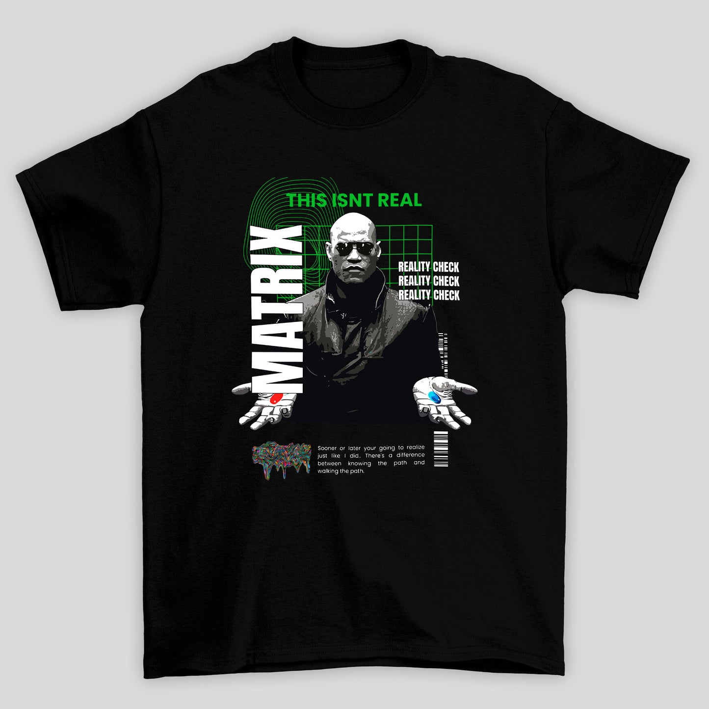 Camiseta Básica Unissex Morpheus Pilulas Matrix