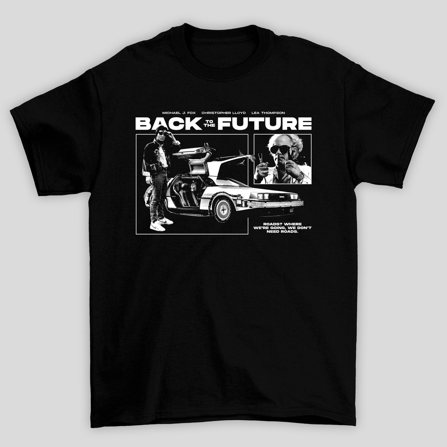 Camiseta Básica Unissex Delorean Mcfly Dr Brown Back To Future