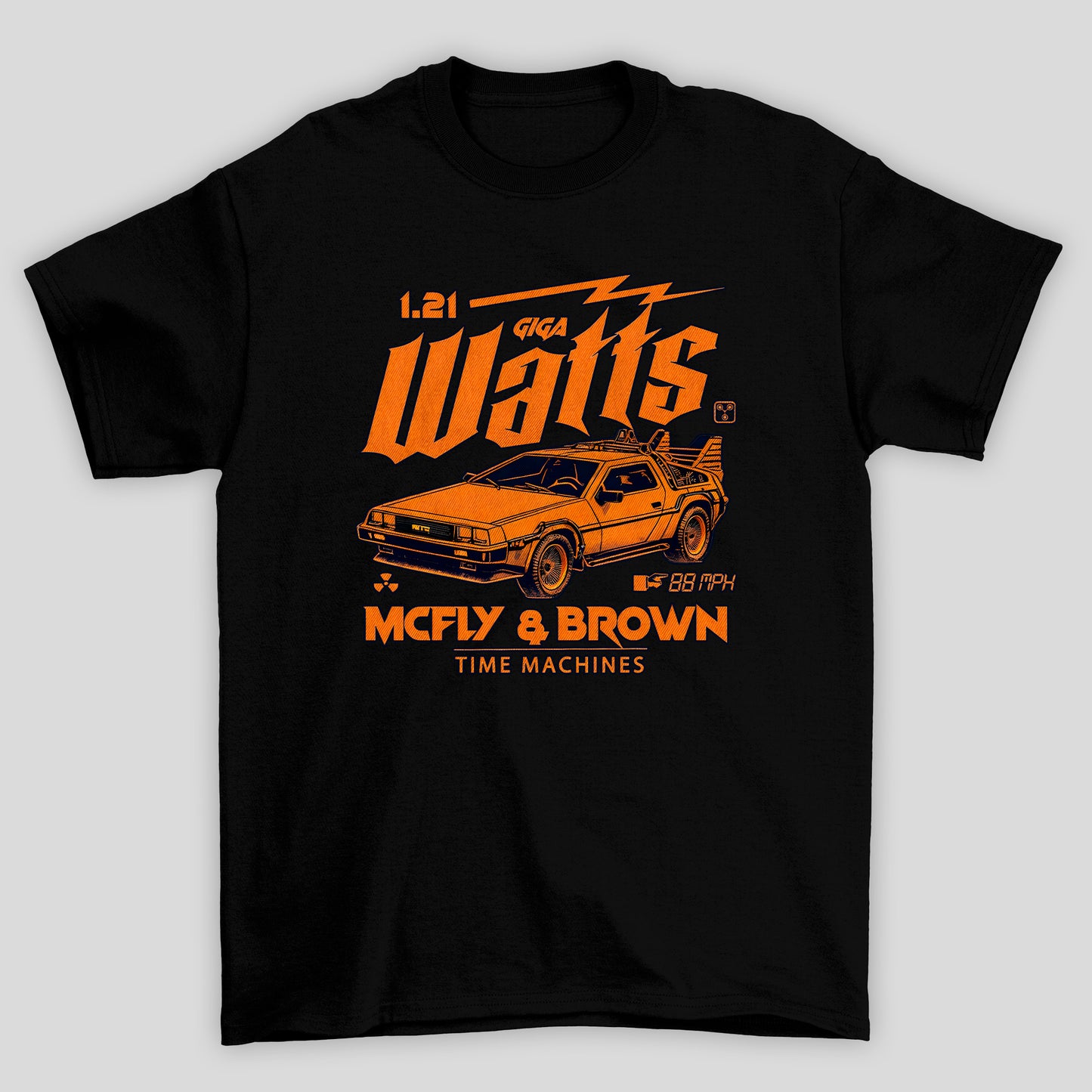 Camiseta Básica Unissex 1.21 Giga Watts Back To Future