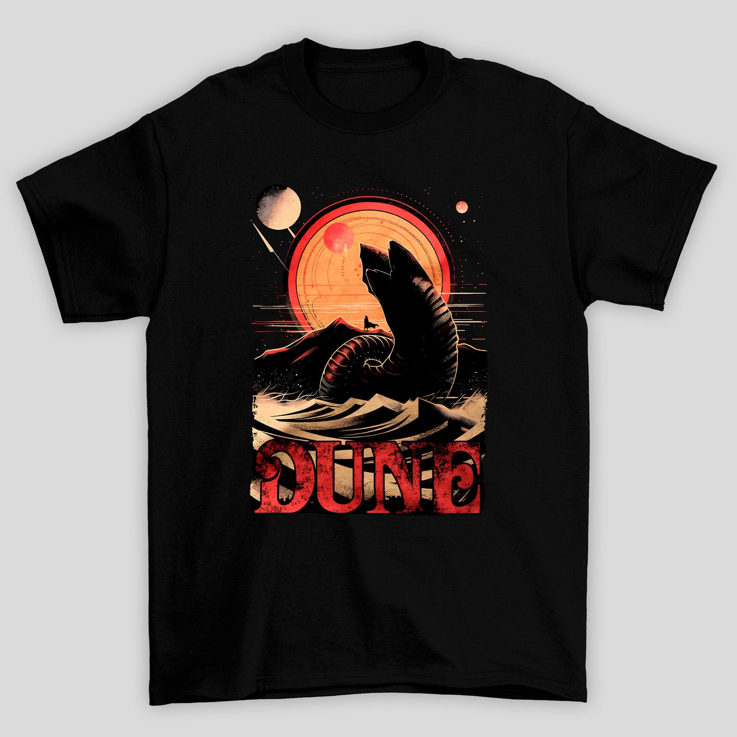 Camiseta Básica Unissex Duna Verme Silhueta