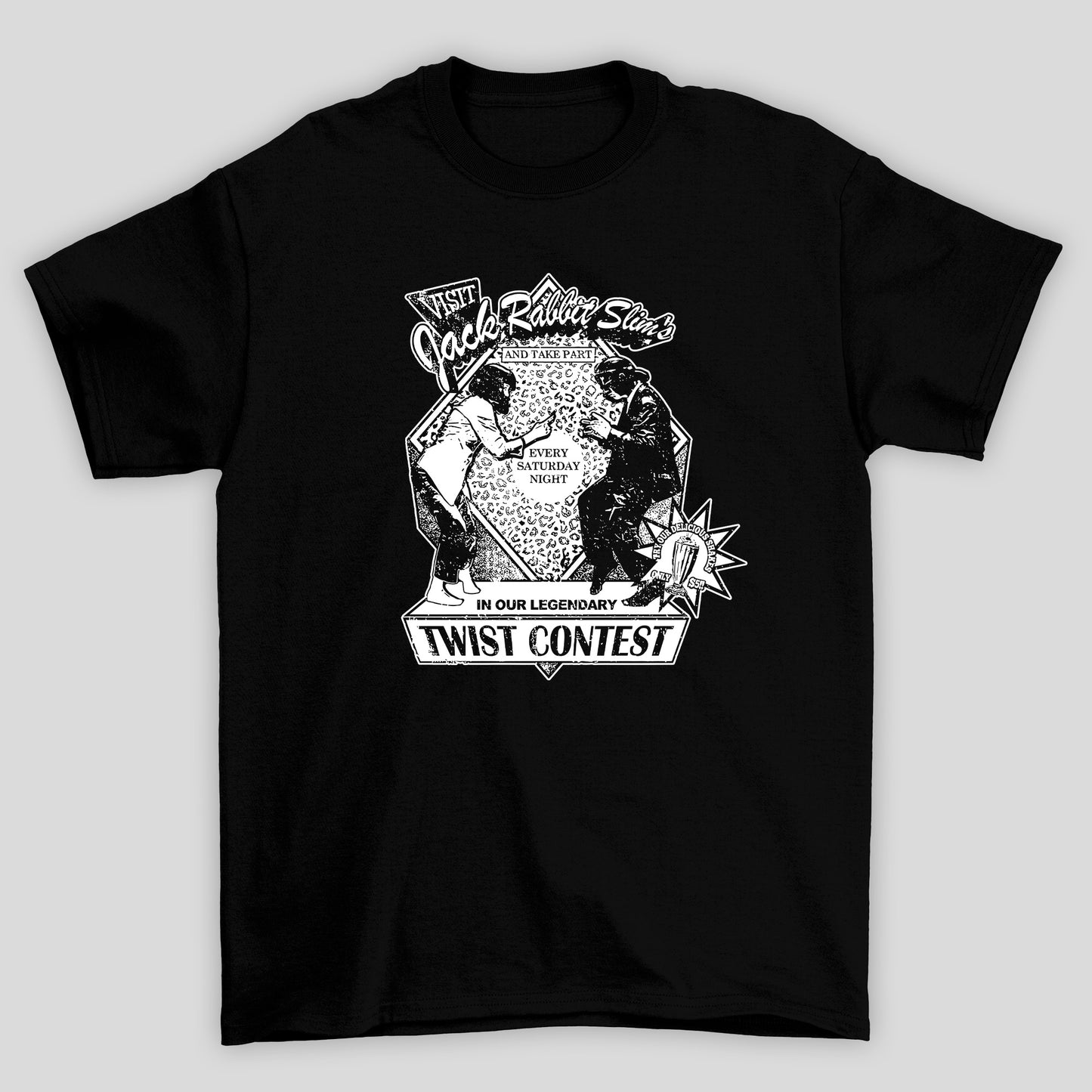 Camiseta Básica Unissex Jack Rabbit Slims Pulp Fiction