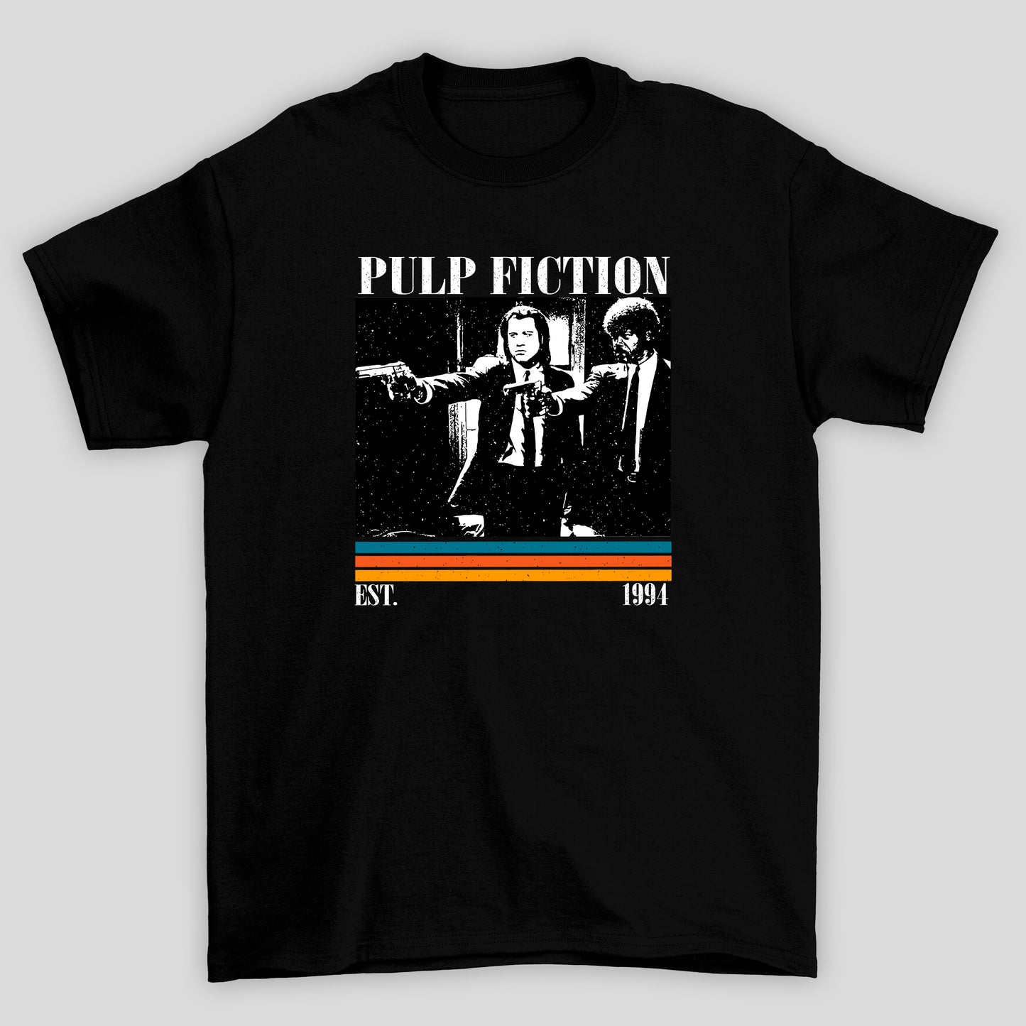 Camiseta Básica Unissex EST 1994 Cena Pulp Fiction