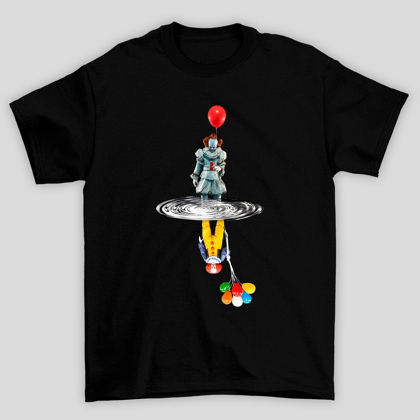 Camiseta Básica Unissex Pennywise New And Old  IT A Coisa