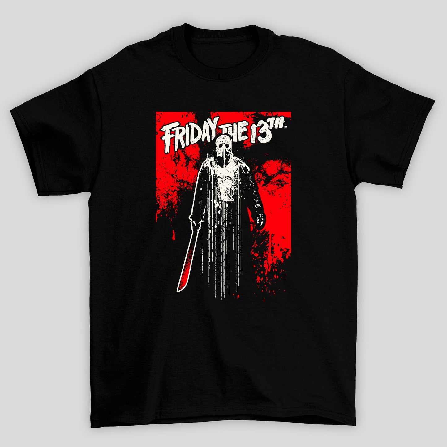 Camiseta Básica Unissex Jason Silhueta Tinta Sexta Feira 13