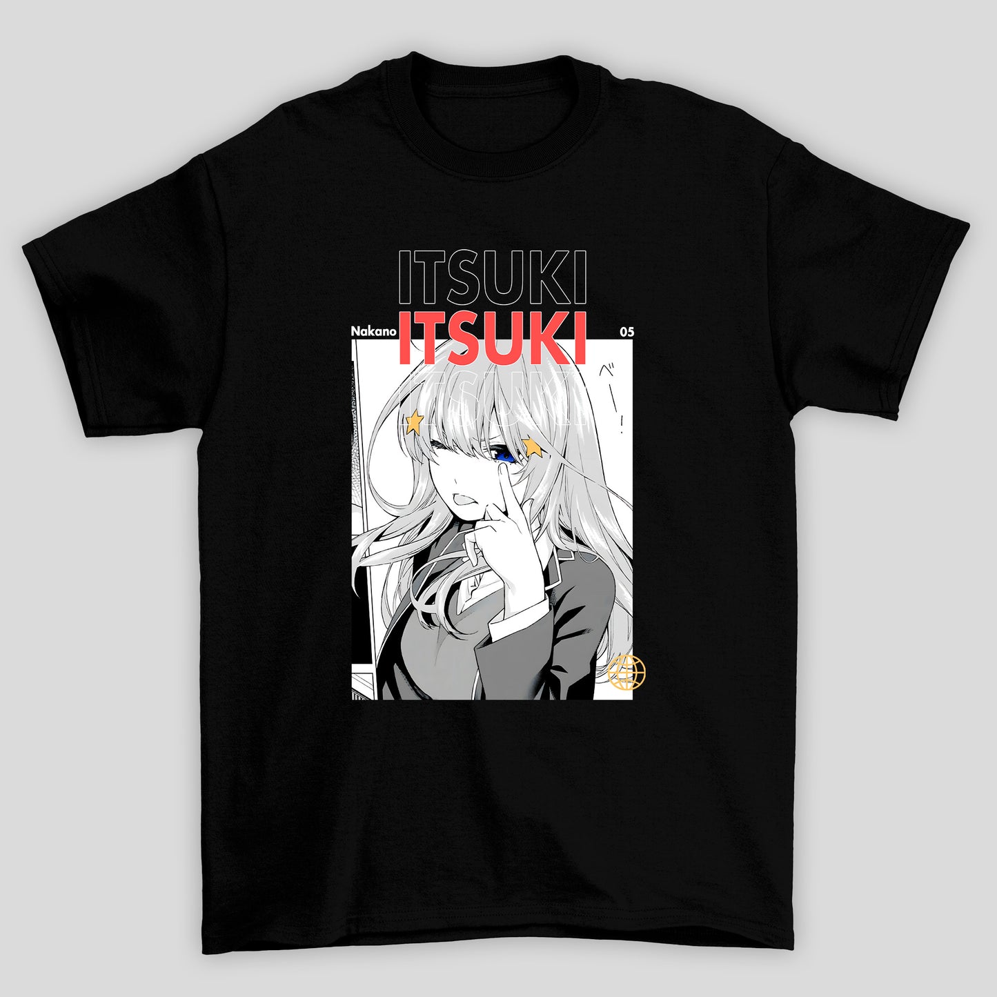 Camiseta Básica Unissex Itsuki Manga The Quintessential Quintuplets