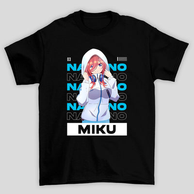 Camiseta Básica Unissex The Quintessential Quintuplets Miku Moletom