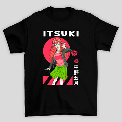 Camiseta Básica Unissex The Quintessential Quintuplets Itsuki Uniforme